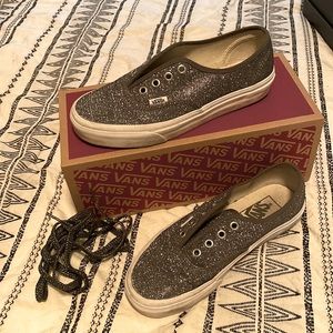 Womens Size 7 Sparkle Vans
